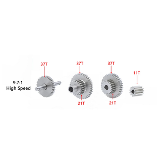 TRAXXAS ACE METAL TRANSMITION GEARS TRX4M HIGH SPEED Overdrive Gears:  9.7:1 ➔High Speed