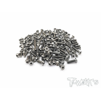 T-WORKS T-WORKS TSSU-RC10B7 64 Titanium Screw set ( UFO Head ) 119pcs.( For Team Associated RC10 B7/B7D )