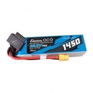 GENS ACE Gens Ace G-Tech 6S 1450mAh 45C 22.2V Soft Pack Lipo Battery (XT60)