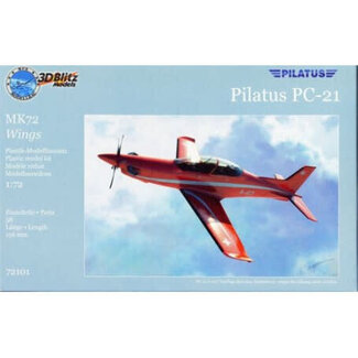 3D-BLITZ 3D-Blitz 1/72 Pilatus PC-21 Plastic Model Kit *Aus Decals* [72101]