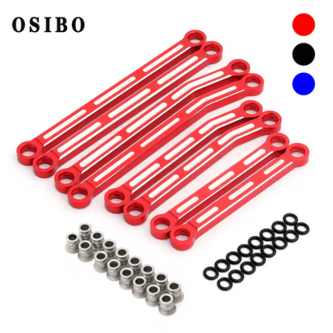ACE TRX4M HIGH CLEARANCE LINKS RED