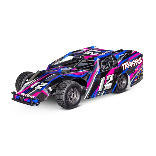 TRAXXAS SLASH MODIFIED DIRT OVAL RACER (BL-2S) - PINK