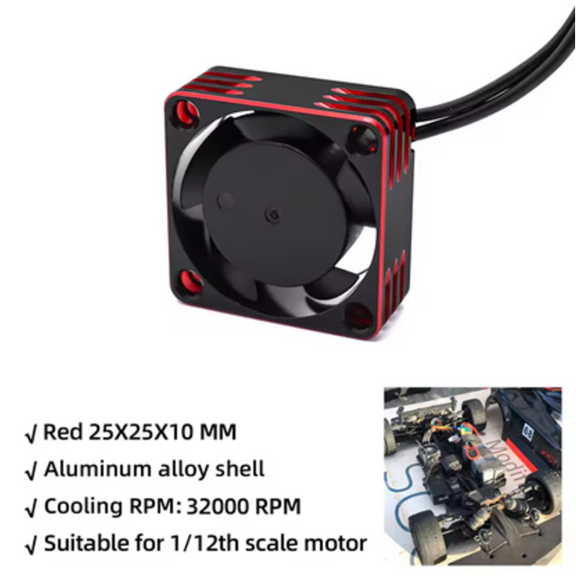 RACE ALUMINIUM COOLING FAN