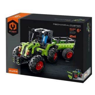 IM MASTER iM.Master Bricks: 2in1, Farm Tractor Snow Plow Truck, 348pcs