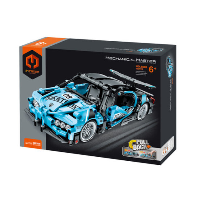 IM MASTER SUPER CAR KIT 422PCS PULL BACK