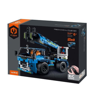 IM MASTER IM MASTER  MECHANICAL MASTER 8024 REMOTE CONTROL PROJECT CRANE 2-IN-1 401 PIECE STEM BUILDING BLOCK KIT