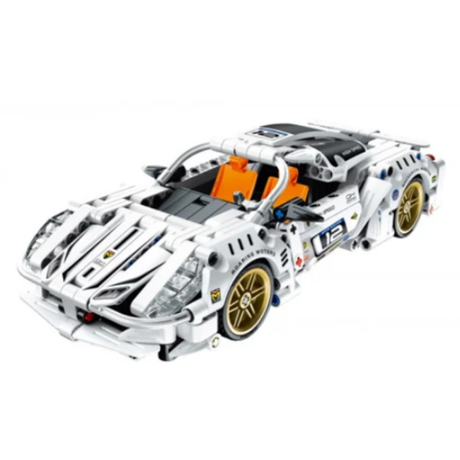 IM MASTER PULL BACK SUPER CAR WHITE 437pcs