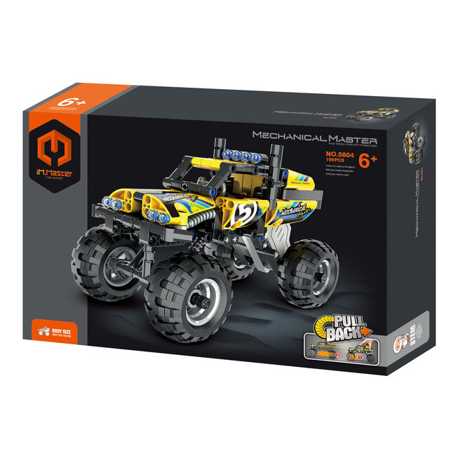 IM MASTER PULL BACK OFF ROAD VEHICLE 199pcs