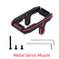 ACE TRX4M SERVO MOUNT 1 PCS RED  BLACK