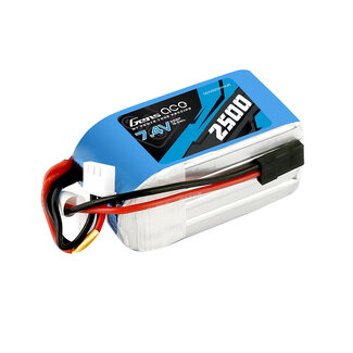 GENS ACE Gens Ace 2S 2500mAh 7.4V RX Soft Case LiPo Battery (JR)
