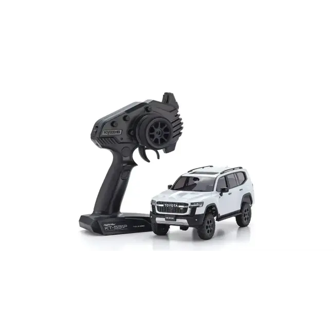 Kyosho 1/24 Mini-Z Toyota Land Cruiser 300 GR Sport - Precious White Pearl - 4X4 MX-01 Readyset