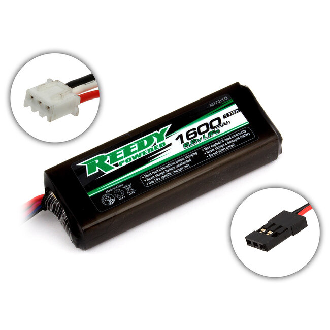 Reedy LiFe Pro 1600mAh 6.6V TX/RX Battery, flat