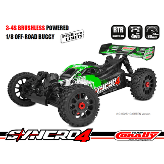 TEAM CORALLY Team Corally - SYNCRO-4 - RTR - Green - Brushless Power 3- 4S - No Battery - No Charger