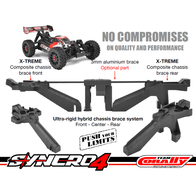 Team Corally - SYNCRO-4 - RTR - Green - Brushless Power 3- 4S - No Battery - No Charger