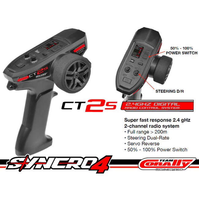 Team Corally - SYNCRO-4 - RTR - Green - Brushless Power 3- 4S - No Battery - No Charger