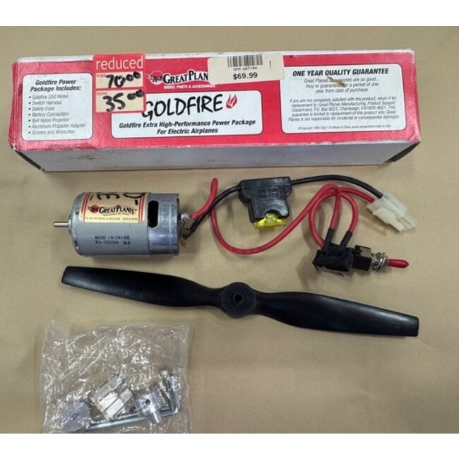 Great planes GPM-G0710 GOLDFIRE  S-550 7.2-8.4V Ferrite Motor