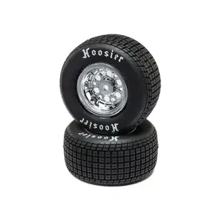 LOSI Losi Mounted Rear Tyre Set, Soft, 22S Sprint Car