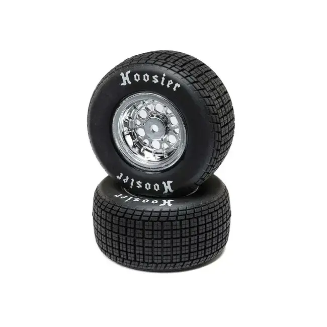 Losi Mounted Rear Tyre Set, Soft, 22S Sprint Car