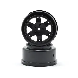 LOSI TLR Wheel, Black (2): 22SCT