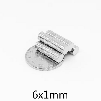 HY MODEL ACCESSORIES HY MIGHTY MAGNET D6 X 1mm ( 10 pk ) SUITABLE FOR CANOPIES ETC