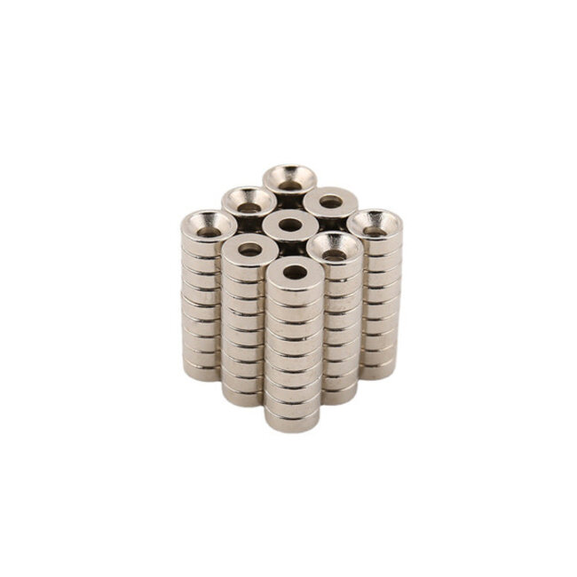 HY MAGNET COUNTERSUNK 10x2mm 3mm hole 10PK
