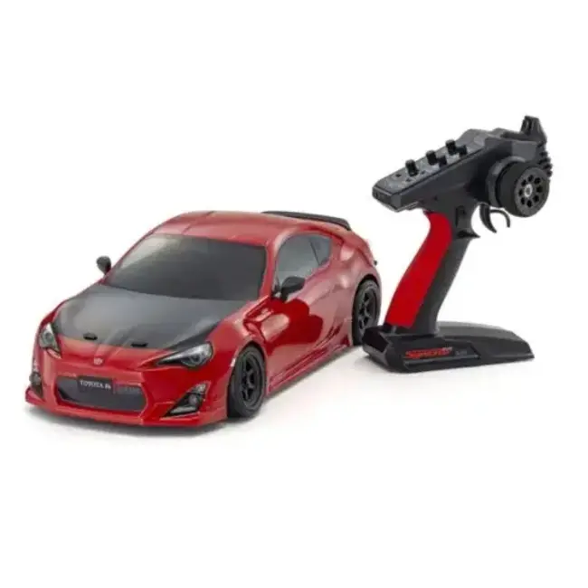 Kyosho 1/10 Fazer D2 FZD2 Toyota 86 GT Tuned Ver. Lightning Red 2WD Drift Car RTR Readyset EP w/ 2.4GHz Radio