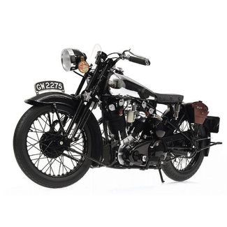 NEW RAY Minichamps 062135500 1/6 Brough Superior SS100 T.E. Lawrence Black Motorbike model " EX DECEASED ESTATE SOLD AS IS "
