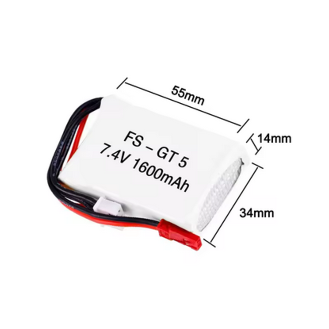 ACE 7.4V GT5 LIPO TRANSMITTER BATTERY