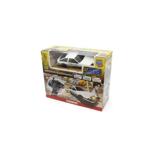 Kyosho First Mini-Z Initial D Toyota Sprinter Trueno AE86 White/Black