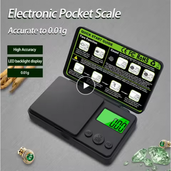 RACE MINI POCKET SCALE 200g 0.01g
