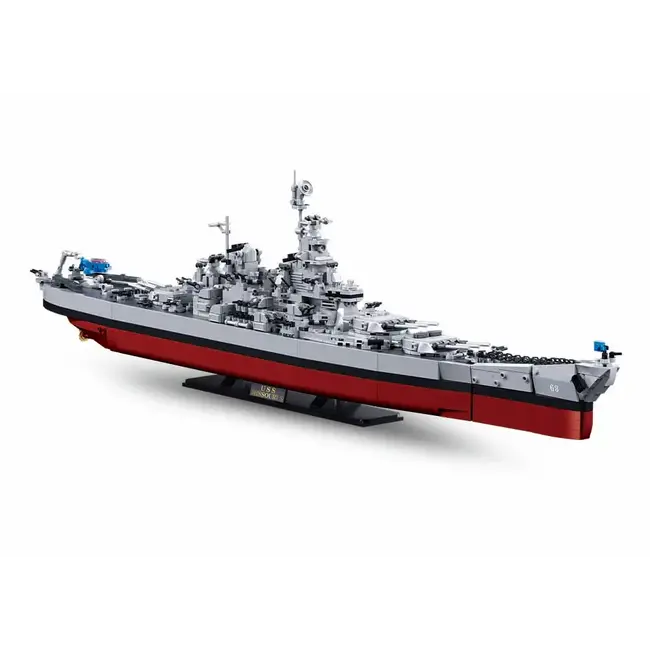 SLUBAN B1291 MB USS MISSOURI SCALE 1:350 1739 PCS