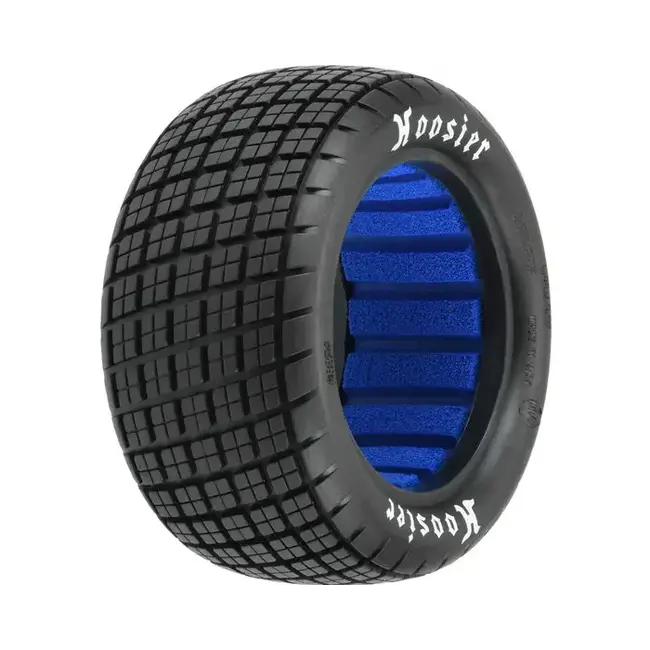 Proline 1/10 Hoosier Angle Block M4 Rear 2.2in Dirt Oval Tyres, 2pc