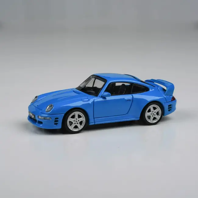 Para64 1/64 1995 RUF STR2 Mexico Blue RHD Diecast Model Car