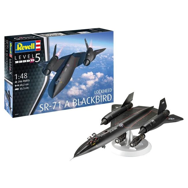 REVELL LOCKHEED SR-71 BLACKBIRD 1:48