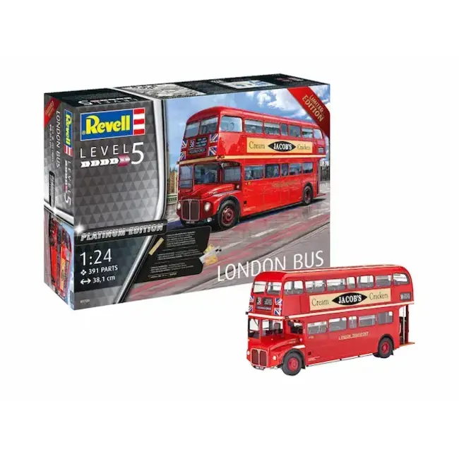 REVELL London Bus "Platinum Edition" 1/24 PLASTIC KIT