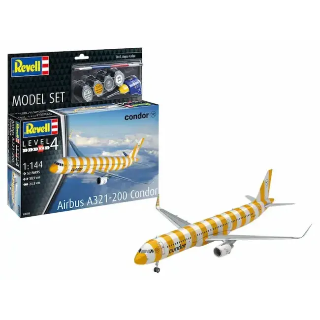 REVELL MODEL SET AIRBUS A321-200 "CONDOR" 1/144