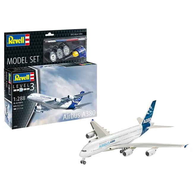 Model Set Airbus A380 1/144