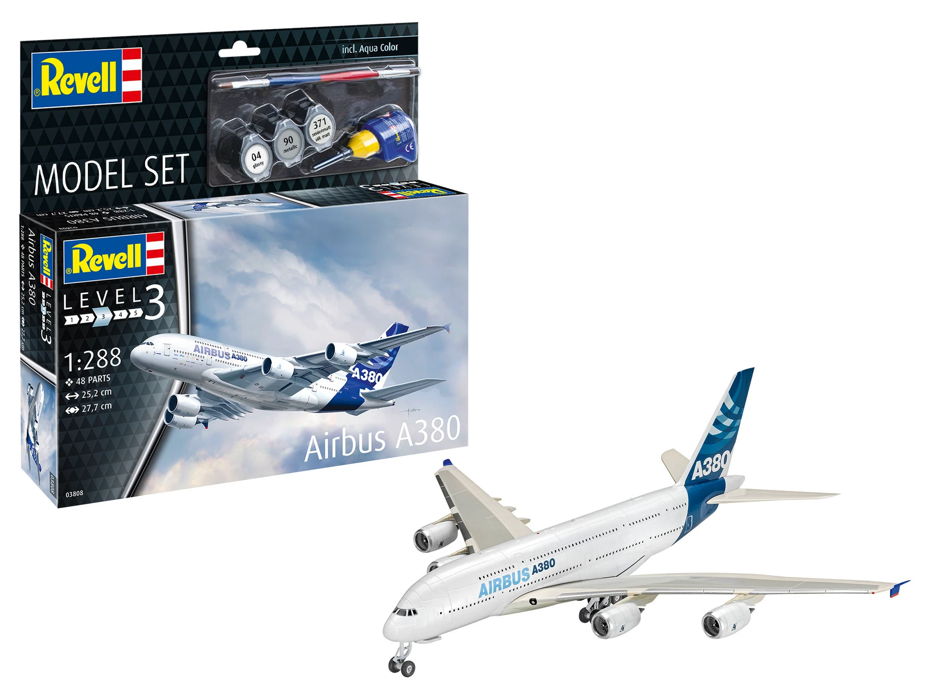 Model Set Airbus A380 1/144 - www.acercmodels.com