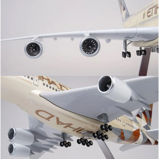 AJB Etihad A380 Plane LED 1/160
