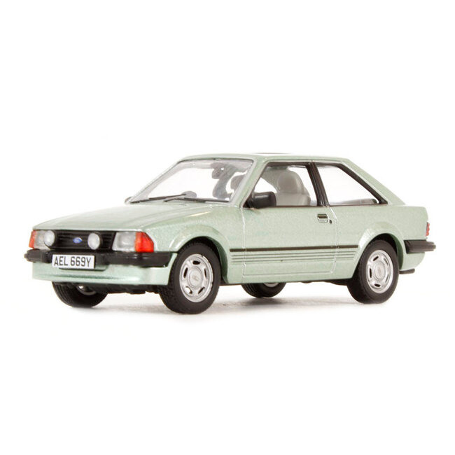 CORGI 1/43 FORD ESCORT MK3 1.6 GHIA CRYSTAL GREEN
