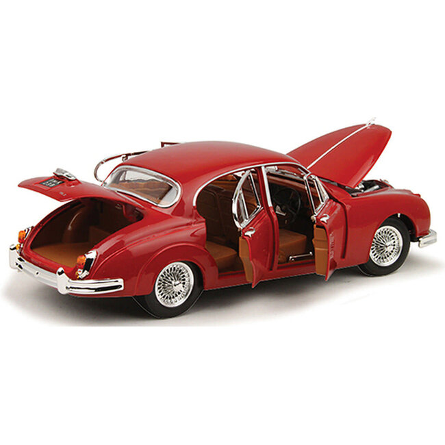 BURAGO 1/18 JAGUAR MARK II 1959 RED