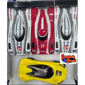 SCALEXTRIC SCRATCH & DENT SCALEXTRIC 1 X LE MANS   NO PACKAGING  CARS  FULLY FUNCTIONING   SOLD AS IS NO RETURNS