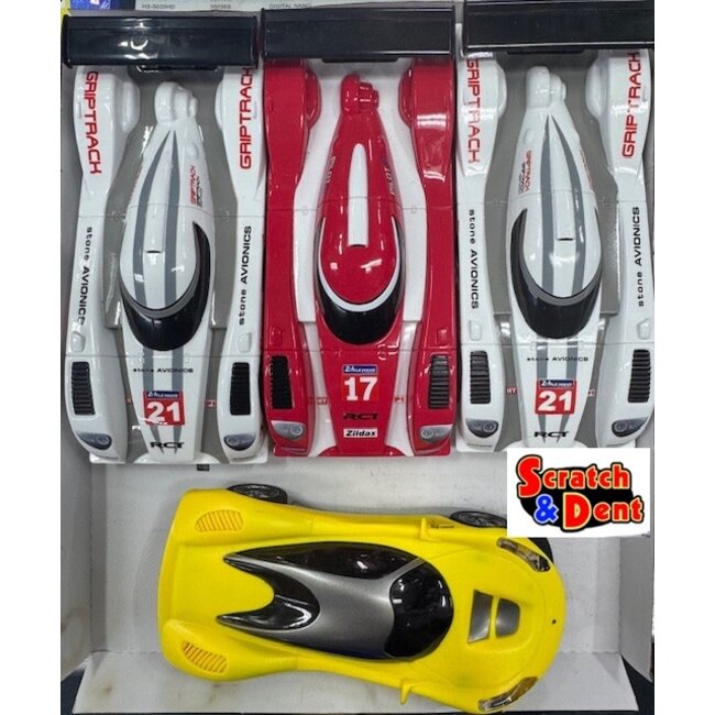 SCRATCH & DENT SCALEXTRIC 1 X LE MANS   NO PACKAGING  CARS  FULLY FUNCTIONING   SOLD AS IS NO RETURNS