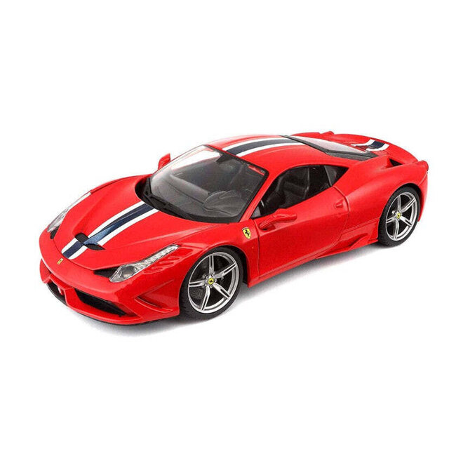 BURAGO 16002 FERRARI 458 SPECIALE RACE AND PLAY 1/18 SCALE DIECAST MODEL