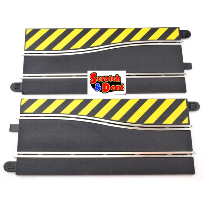 SCRATCH & DENT SCALEXTRIC NEW SIDE SWIPE STRAIGHTS 350m  C8246 1 PAIR