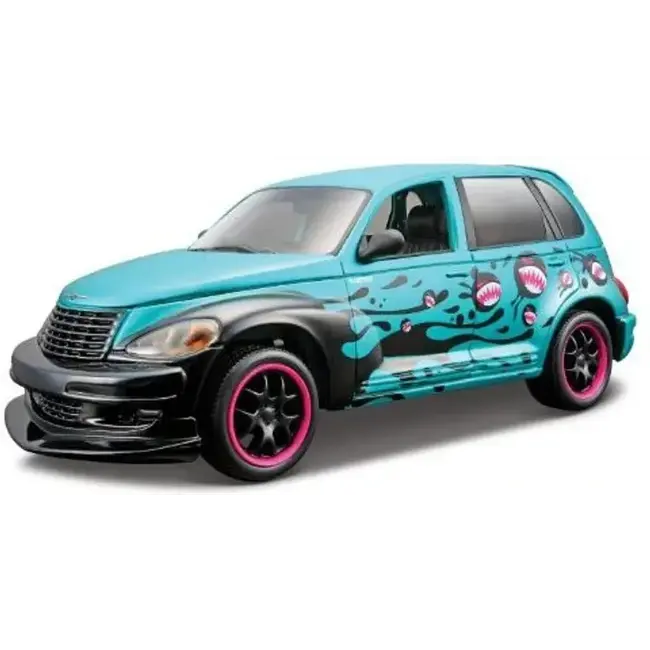 Burago 2011 Str. Tuner 1:24 Scale Satin Teal Chrysler Pt Cruiser