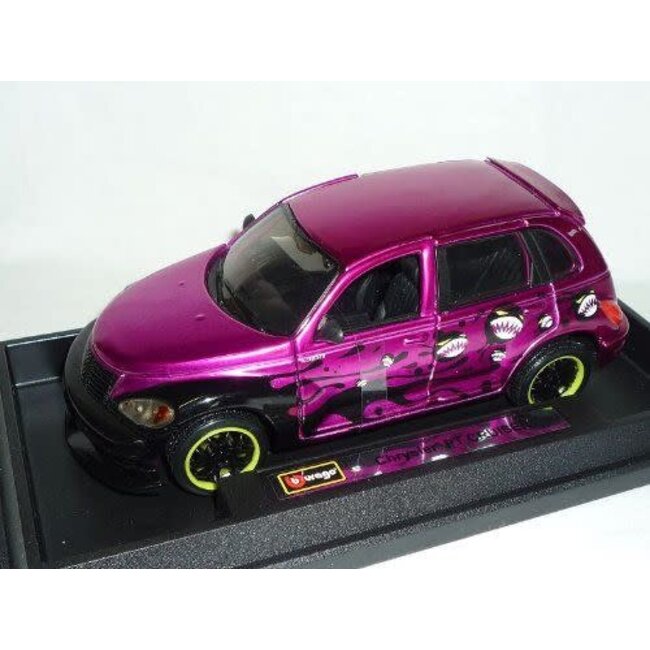 Burago 2011 Str. Tuner 1:24 Scale PINK Chrysler Pt Cruiser