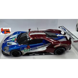 SCALEXTRIC SCRATCH & DENT FORD GT #68 DIGITAL CHIPPED REMOVED FROM SET AS NEW