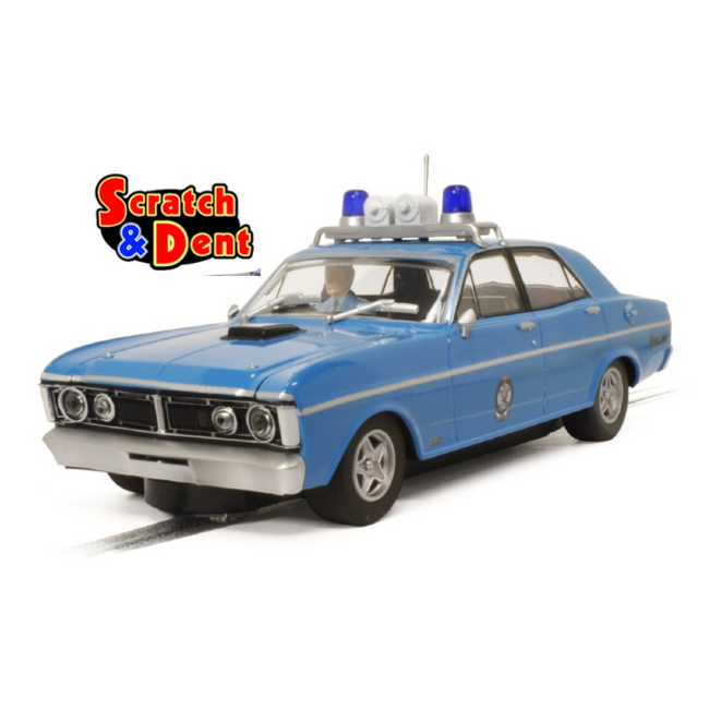 scratch & dent  Scalextric C4171 - Ford Falcon XY GTHO Phase III - Blue Road Car minor paint imperfections  sold as is no returns