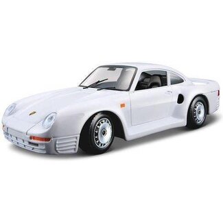 BURAGO BURAGO 1/24 PORSHE 959 WHITE DIE CAST